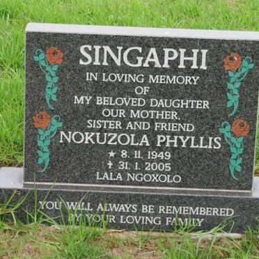 SINGAPHI Nokuzola Phyllis 1949-2005