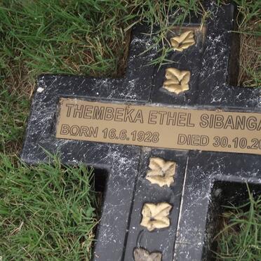 SIBANGANI Thembeka Ethel 1928-2006