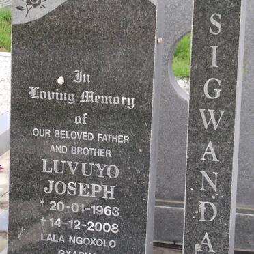 SIGWANDA Luvuyo Joseph 1963-2008