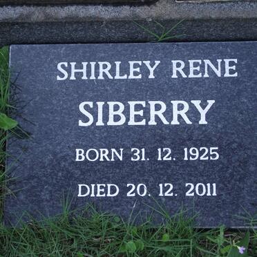 SIBERRY Shirley Rene 1925-2011