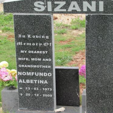 SIZANI Nomfundo Albetina 1973-2009