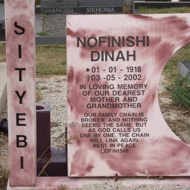 SITYEBI Nofinishi Dinah 1918-2002