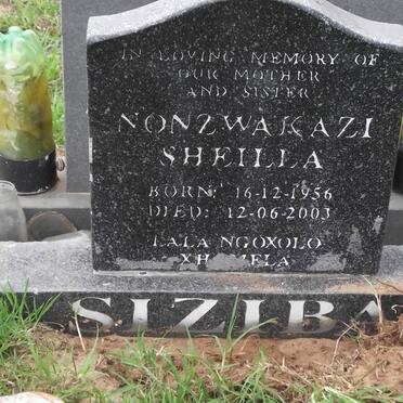 SIZIBA Nonzwakazi Sheilla 1956-2003