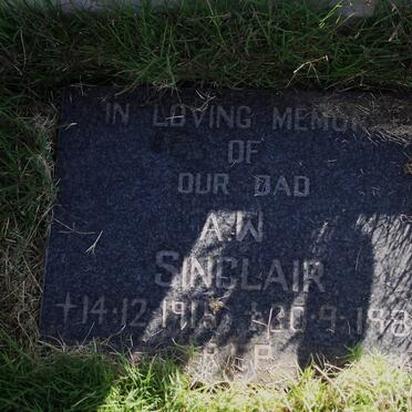 SINCLAIR A.W. 1915-1985