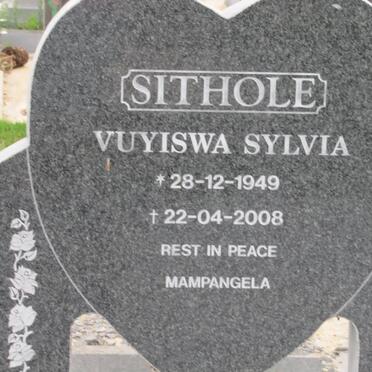 SITHOLE Vuyiswa Sylvia 1949-2008