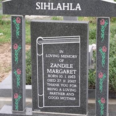 SIHLAHLA Zandile Margaret 1963-2007