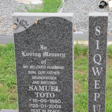 SIQWEPU Samuel Toto 1950-2008