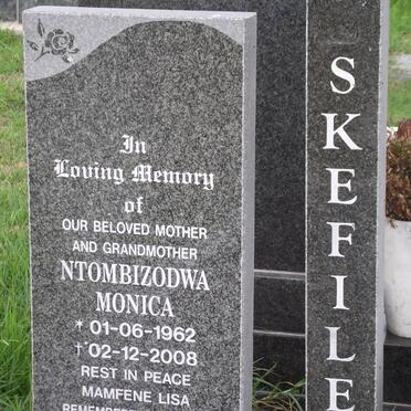SKEFILE Ntombizodwa Monica 1962-2008