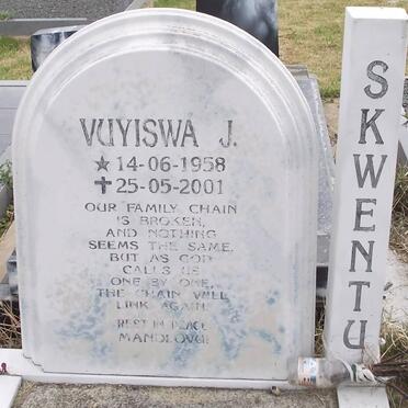 SKWENTU Vuyiswa J. 1958-2001