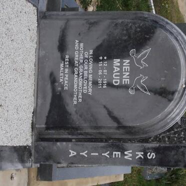 SKWEYIYA Nene Maud 1916-2011