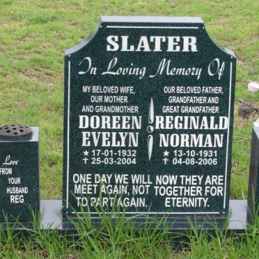 SLATER Reginald Norman 1931-2006 &amp; Doreen Evelyn 1932-2004