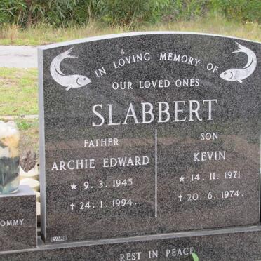 SLABBERT Archibald Edward 1945-1994 :: SLABBERT Kevin 1971-1974