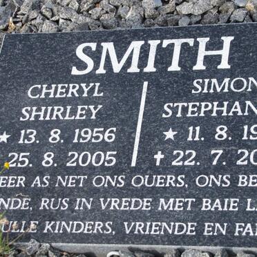 SMITH Cheryl Shirley 1956-2005 &amp; Simon Stephanus 1957-2005
