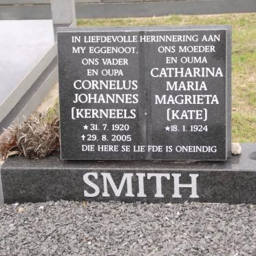 SMITH Cornelius Johannes 1920-2005 &amp; Catharina Maria Magrieta 1924-
