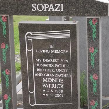 SOPAZI Monde Patrick 1956-2007