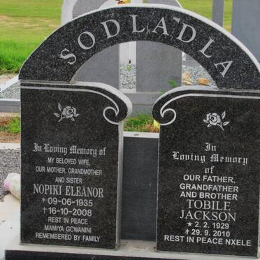 SODLADLA Tobile Jackson 1929-2010 &amp; Nopiki Eleanor 1935-2008