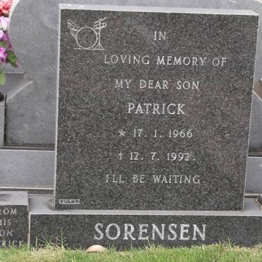 SORENSEN Patrick 1966-1992