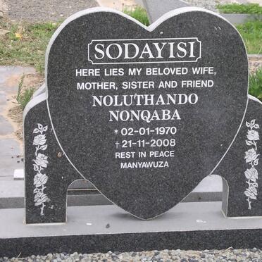 SODAYISI Noluthando Nonqaba 1970-2008