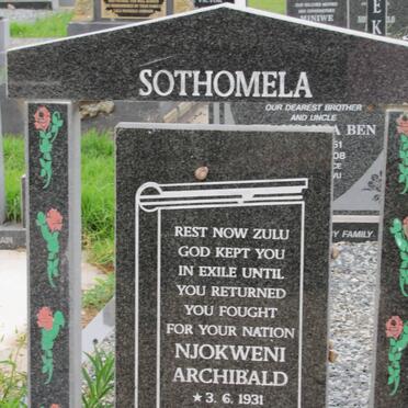 SOTHOMELA Njokweni Archibald 1931-2008