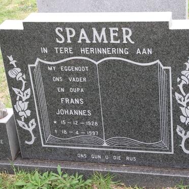 SPAMER Frans Johannes 1928-1997
