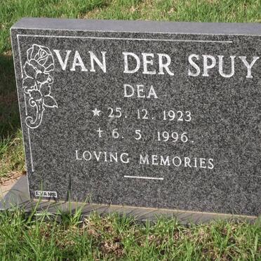 SPUY Maria Jacobina Christina, van der 1923-1996