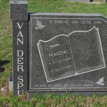 SPUY Magdalena Hester, van der 1936-1995