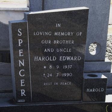 SPENCER Harold Edward 1937-1990