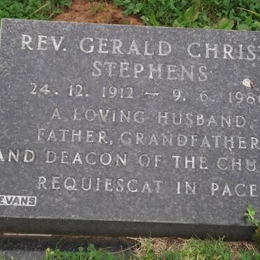 STEPHENS Gerald Christi 1912-1986