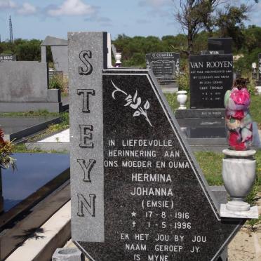 STEYN Hermina Johanna 1916-1996