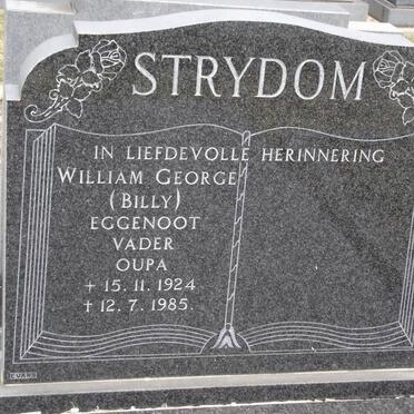 STRYDOM William George 1924-1985