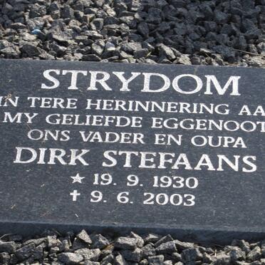 STRYDOM Dirk Stefaans 1930-2003