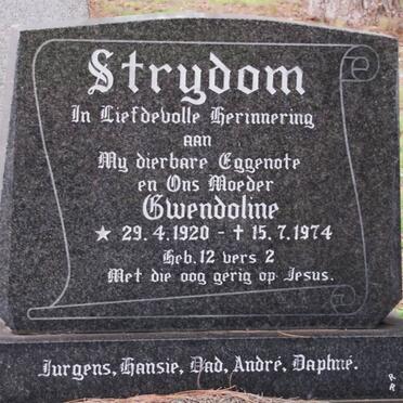 STRYDOM Gwendoline 1920-1974