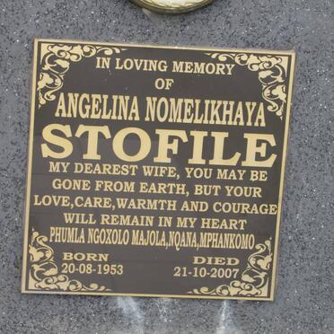 STOFILE Angelina Nomelikhaya 1953-2007