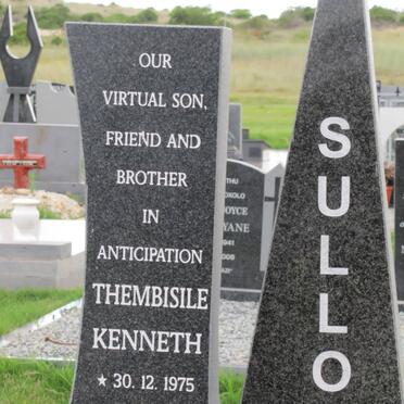 SULLO Thembisile Kenneth 1975-2008