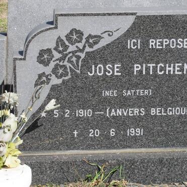 SUTTER José formerly PITCHEN nee SATTER 1910-1991