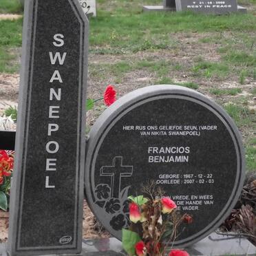 SWANEPOEL Francios Benjamin 1967-2007