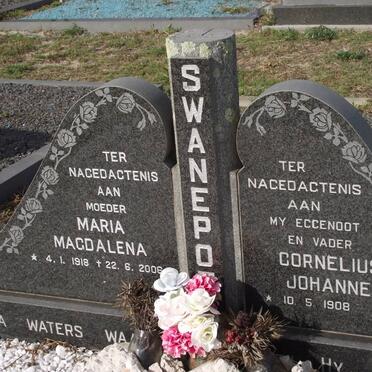 SWANEPOEL Cornelius Johannes 1908-19? &amp; Maria Magdalena 1918-2006