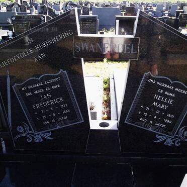 SWANEPOEL Jan Frederick 1927-1984 &amp; Nellie Mary 1931-1986