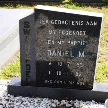 SWANEPOEL Daniel M. 1953-1982