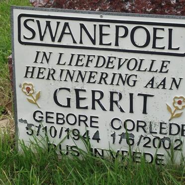 SWANEPOEL Gerrit M.J. 1944-2002