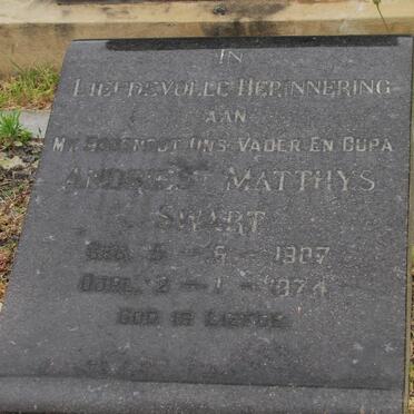 SWART Andries Matthys 1907-1974