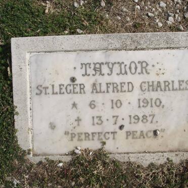 TAYLOR Leger Alfred Charles 1910-1987