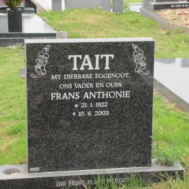TAIT Frans Anthonie 1922-2003