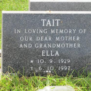 TAIT Ella Rosena Magrita 1929-1997