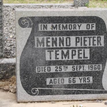 TEMPEL Menno Pieter -1960
