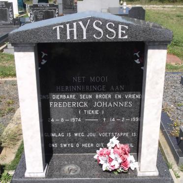 THYSSE Frederick Johannes 1974-1996