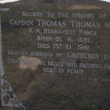 THOMAS Thomas 1921-1961