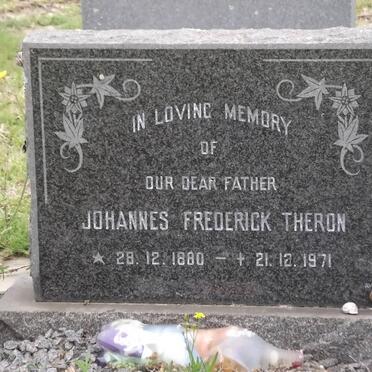 THERON Johannes Frederick 1880-1971