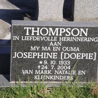 THOMPSON Josephine 1933-2004