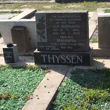 THYSSEN Jan Bernardus 1893-1964 &amp; Magrieta 1896-1987